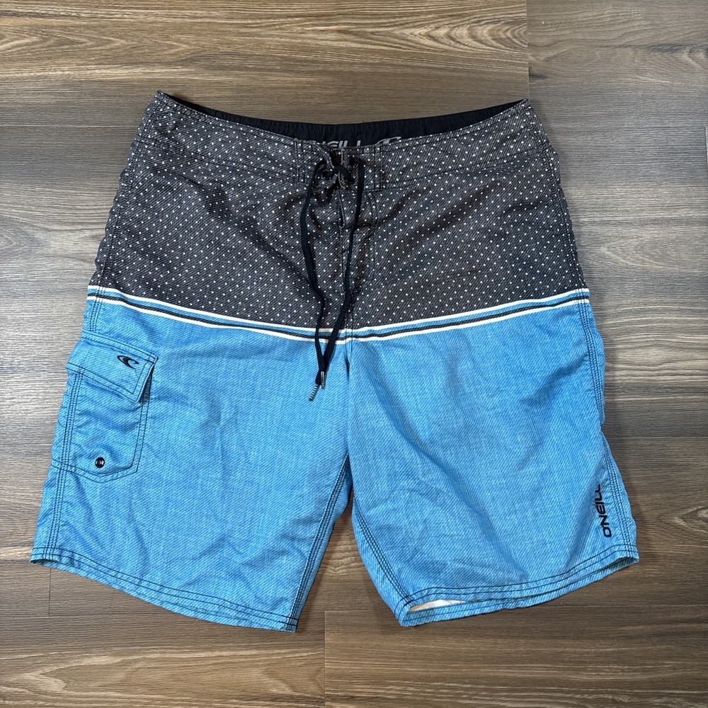 O'Neill Men's Color Block Polka Dot Board Shorts Size 36
